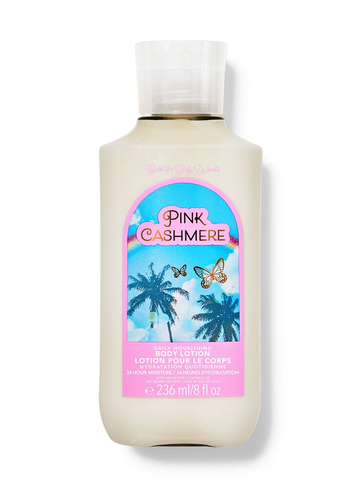لوسیون بدن بث اند بادی رایحه pink cashmere